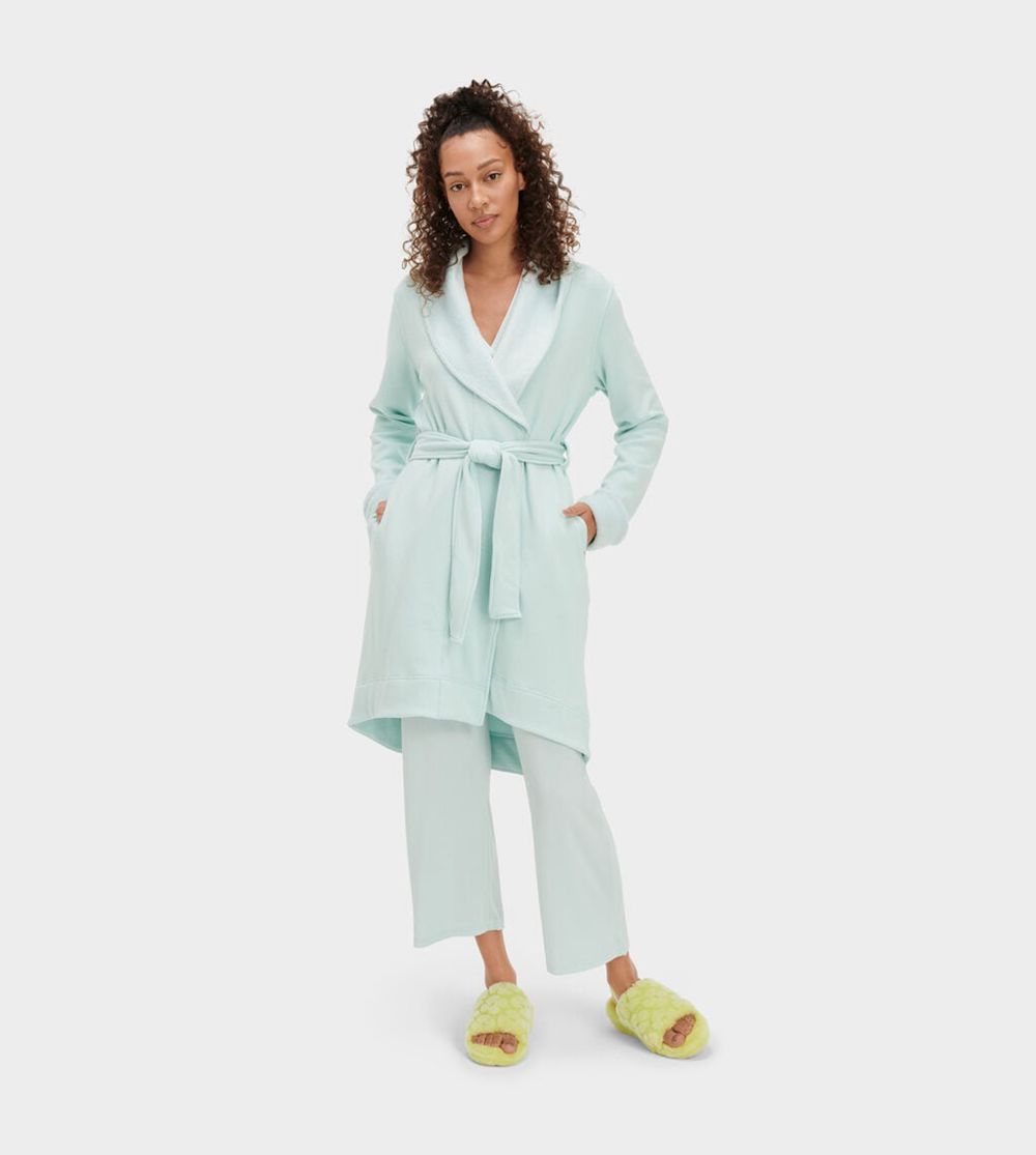 Ugg Robe Womens - Ugg Blanche Ii Azure - 608XONHBI